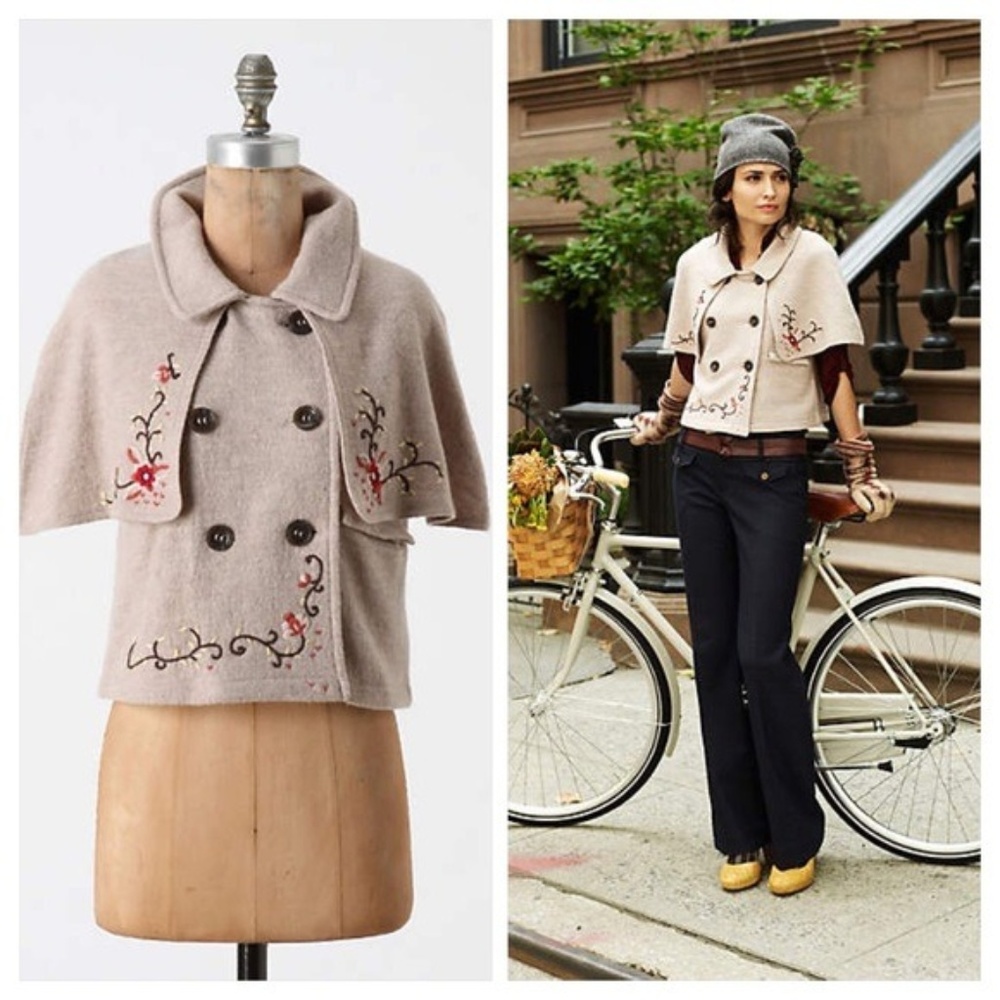 Anthropologie Safekeeping Charlie & Robin Cape S